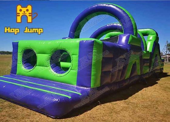 HOP JUMP Water Bounce House Obstacle Course 2000N / 50mm مع منفاخ