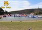 OEM ODM Water Park Inflatables العائمة المياه الشرائح لبحيرة CE SGS