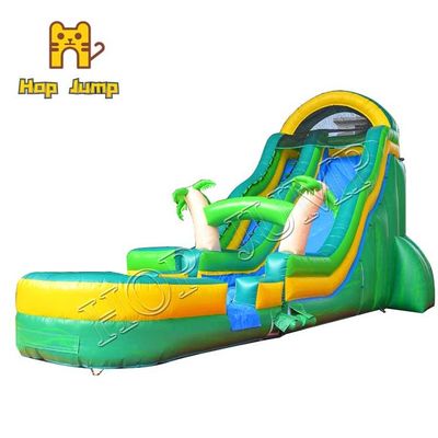Summer Tropical Slide 1000D Vinyl Kids Wet Dry Slide الترفيه في الهواء الطلق